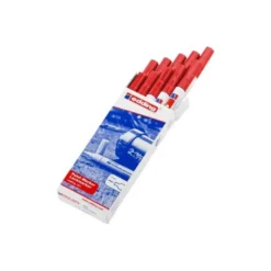 Rotulador Permanente Edding 751 Color Rojo Punta Redonda