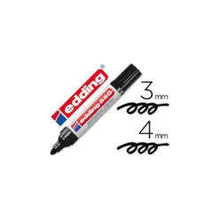 Rotulador Permanente Edding 550 Color Negro Punta redonda