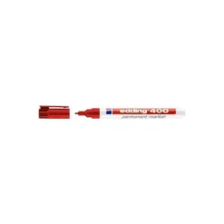 Rotulador Permanente Edding 400 Color Rojo Punta Fina