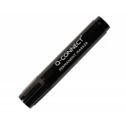 Rotulador permanente Q-Connect color negro 5mm