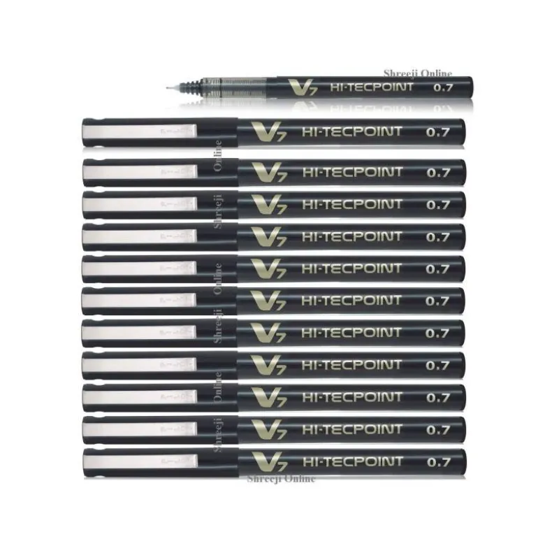 ROTULADOR PILOT PUNTA AGUJA V-7 NEGRO 0.7 MM