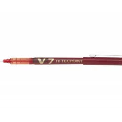 ROTULADOR PILOT PUNTA AGUJA V-7 ROJO 0.7 MM