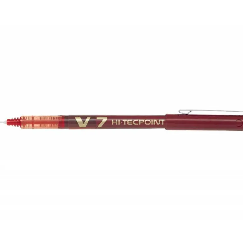 ROTULADOR PILOT PUNTA AGUJA V-7 ROJO 0.7 MM