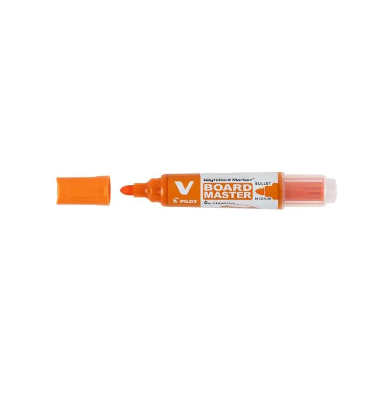 Rotulador Pilot Vboard Master color naranja para pizarra blanca