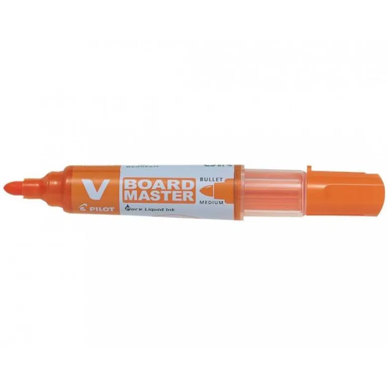 Rotulador Pilot Vboard Master color naranja para pizarra blanca