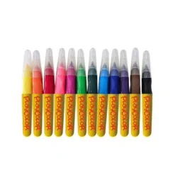 ROTULADOR PLAYCOLOR JUMBO BASIC LAVABLE CAJA DE 12 UNIDADES COLORES SURTIDOS