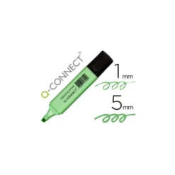 Rotulador Q-Connect Fluorescente Pastel Color Verde