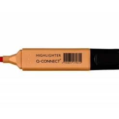 Rotulador Q-Connect Fluorescente Pastel Color Naranja