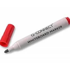 Rotulador Q-Connect para pizarra blanca 3 mm color rojo