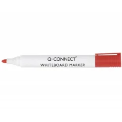 Rotulador Q-Connect para pizarra blanca 3 mm color rojo