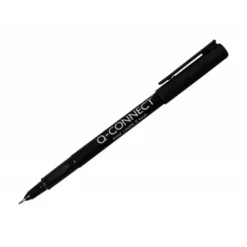 Rotulador Q-Connect punta de fibra color negro 0.4 mm