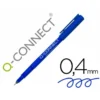 Rotulador Q-Connect punta de fibra color azul trazo 0.4 mm