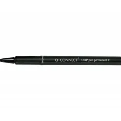 Rotulador Q-connect retroproyeccion punta fibra 0.5 mm permanente color negro