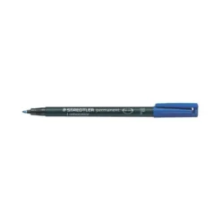 Rotulador Retroproyección Permanente Staedtler Lumocolor 318 de 6 Colores Surtidos Punta Superfina Redonda