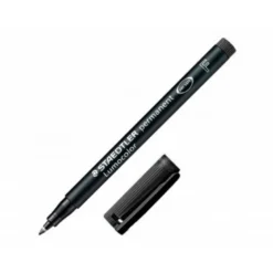 Rotulador Retroproyección Permanente Staedtler Lumocolor 318 Color Negro Punta Superfina Redonda