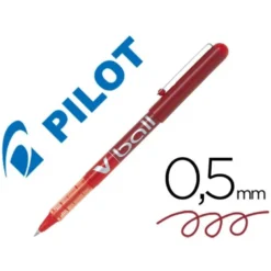 Rotulador roller Pilot V-Ball 0,5 mm rojo