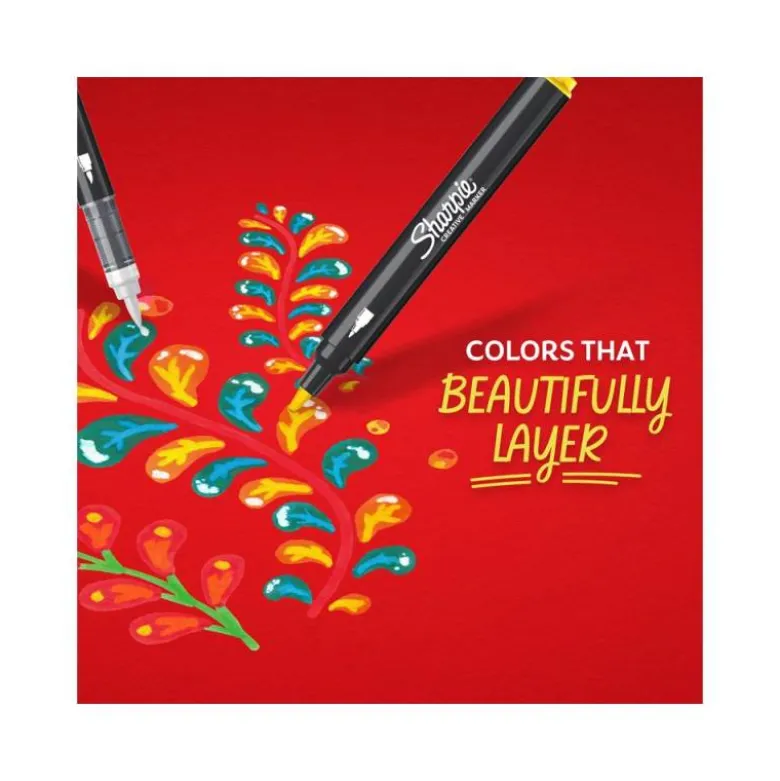 ROTULADOR SHARPIE ACRYLIC PUNTA REDONDA BLISTER DE 2 UNIDADES BLANCO Y NEGRO