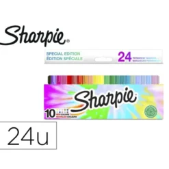 ROTULADOR SHARPIE FINE BLISTER DE 24 UNIDADES COLORES SURTIDOS