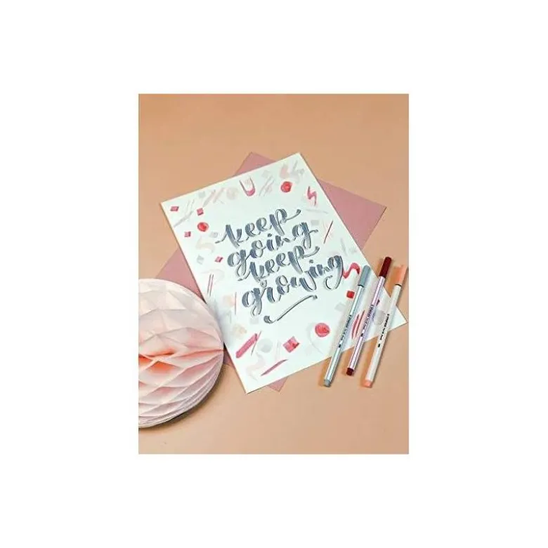 ROTULADOR STABILO ACUARELABLE PEN 68 BRUSH ARTY LINE PUNTA PINCEL EXPOSITOR DE 80 UNIDADES COLORES SURTIDOS