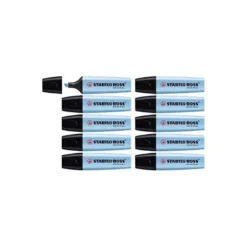 Rotulador Stabilo Boss 70 azul fluorescente