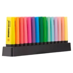 Rotulador Stabilo Boss 70 Fluorescente de Colores Surtidos Blister de 15 unidades