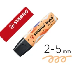ROTULADOR STABILO BOSS FLUORESCENTE ORIGINAL PASTEL BY JU SCHNEE NARANJA PALIDO