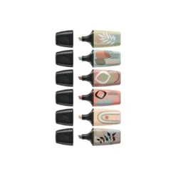ROTULADOR STABILO BOSS FLUORESCENTE MINI NATUREVIBES EXPOSITOR BOMBONERA DE 50 UNIDADES COLORES SURTIDOS
