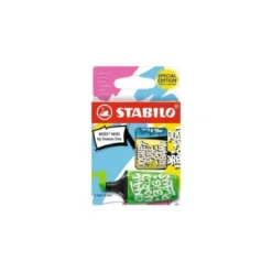ROTULADOR STABILO BOSS MINI FLUORESCENTE BY SNOOZE ONE ESTUCHE DE 3 UNIDADES COLORES SURTIDOS