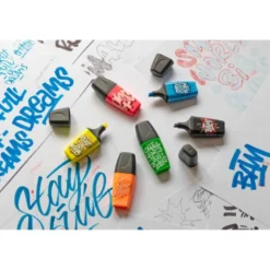 ROTULADOR STABILO BOSS MINI FLUORESCENTE BY SNOOZE ONE ESTUCHE DE 5 UNIDADES COLORES SURTIDOS