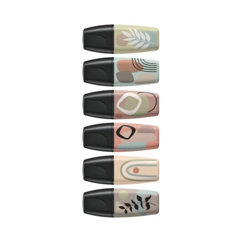 ROTULADOR STABILO BOSS MINI NATUREVIBES ESTUCHE DE 6 UNIDADES COLORES SURTIDOS