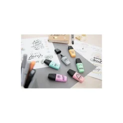 ROTULADOR STABILO BOSS MINI PASTEL LOVE ESTUCHE DE 3 UNIDADES FUCSIA HELADO/NARANJA PALIDO/GRIS