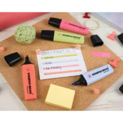 Rotulador Stabilo Boss Pastel Fluorescente estuche 6 unidades
