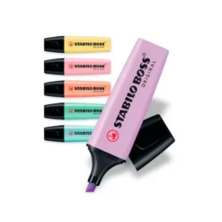Rotulador Stabilo Boss Pastel Fluorescente estuche 6 unidades