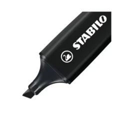 ROTULADOR STABILO BOSS PASTEL FLUORESCENTE NATURE COLORS NEGRO
