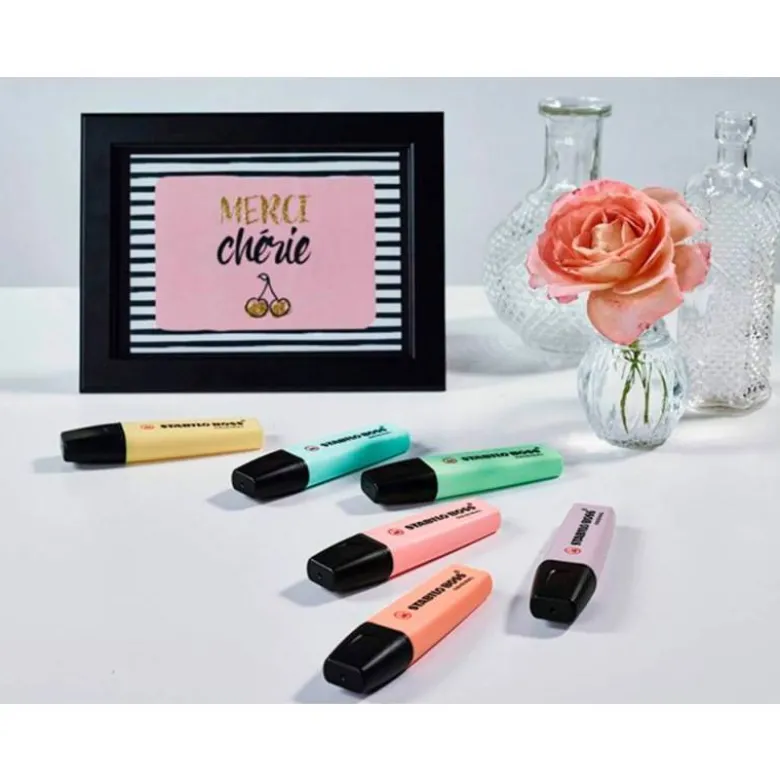 Rotulador Stabilo Boss Pastel Toque de Turquesa