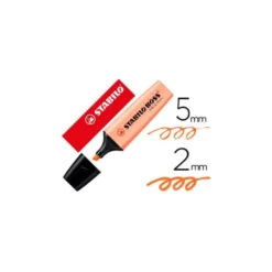 Rotulador Stabilo Boss Pastel Melocoton Sedoso
