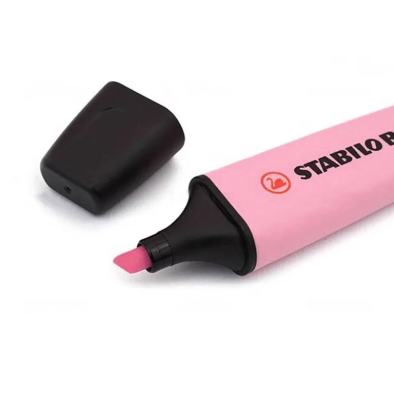 Rotulador Stabilo Boss Pastel Rubor Rosa
