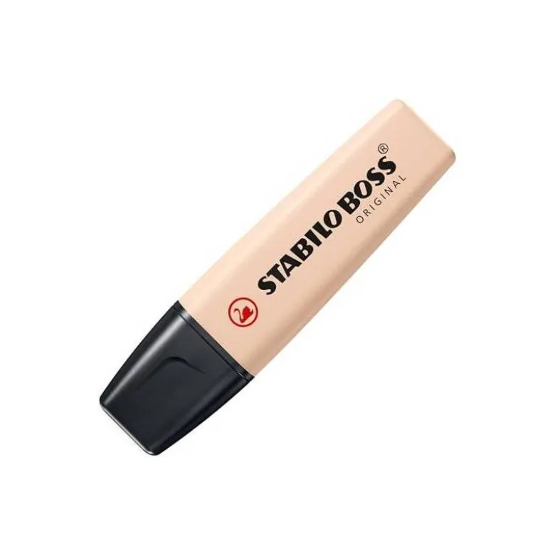 ROTULADOR STABILO BOSS PASTEL FLUORESCENTE 70 NATURE COLORS ESTUCHE DE 6 UNIDADES COLORES SURTIDOS
