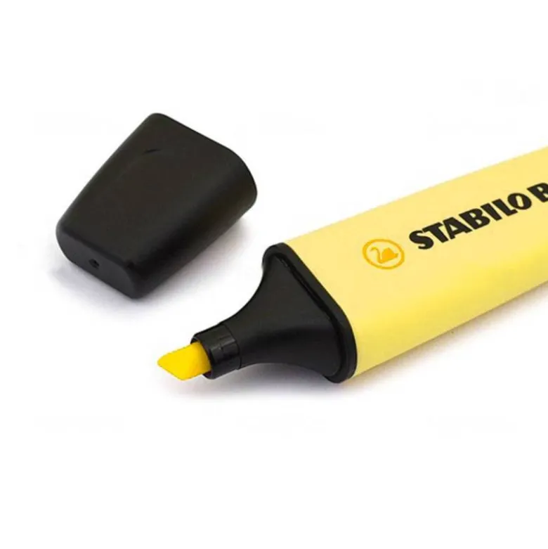 Rotulador Stabilo Boss Pastel Amarillo Cremoso
