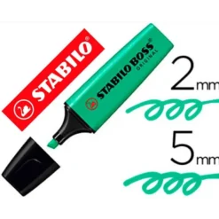 Rotulador Stabilo Boss 70 turquesa fluorescente
