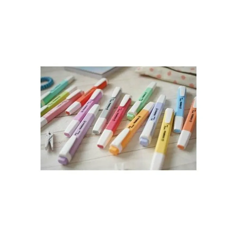 ROTULADOR STABILO FLUORESCENTE SWING COOL PASTEL AMARILLO CREMOSO