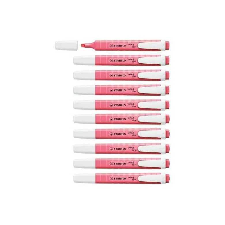 ROTULADOR STABILO FLUORESCENTE SWING COOL PASTEL COLOR ROSA CEREZO EN FLOR