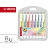 ROTULADOR STABILO FLUORESCENTE SWING COOL PASTEL ESTUCHE DE 8 UNIDADES COLORES SURTIDOS