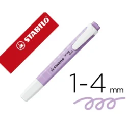 ROTULADOR STABILO FLUORESCENTE SWING COOL PASTEL VIOLETA