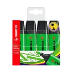 ROTULADOR STABILO 2/5 MM 4 UNIDADES COLOR VERDE
