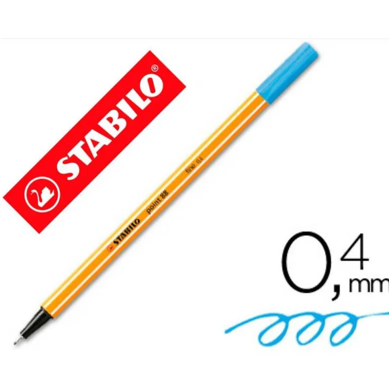Rotulador Stabilo point 88/57 Azul celeste