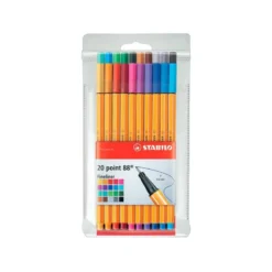 Rotulador Stabilo Point 88 Estuche 20 Colores