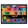 ROTULADOR STABILO POINT 88 PUNTA DE FIBRA ARTY LINE ESTUCHE CARTON DE 65 UNIDADES COLORES SURTIDOS
