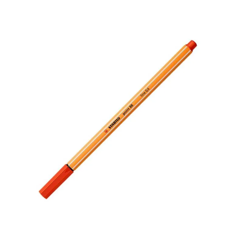 Rotulador Stabilo point 88/40 Rojo