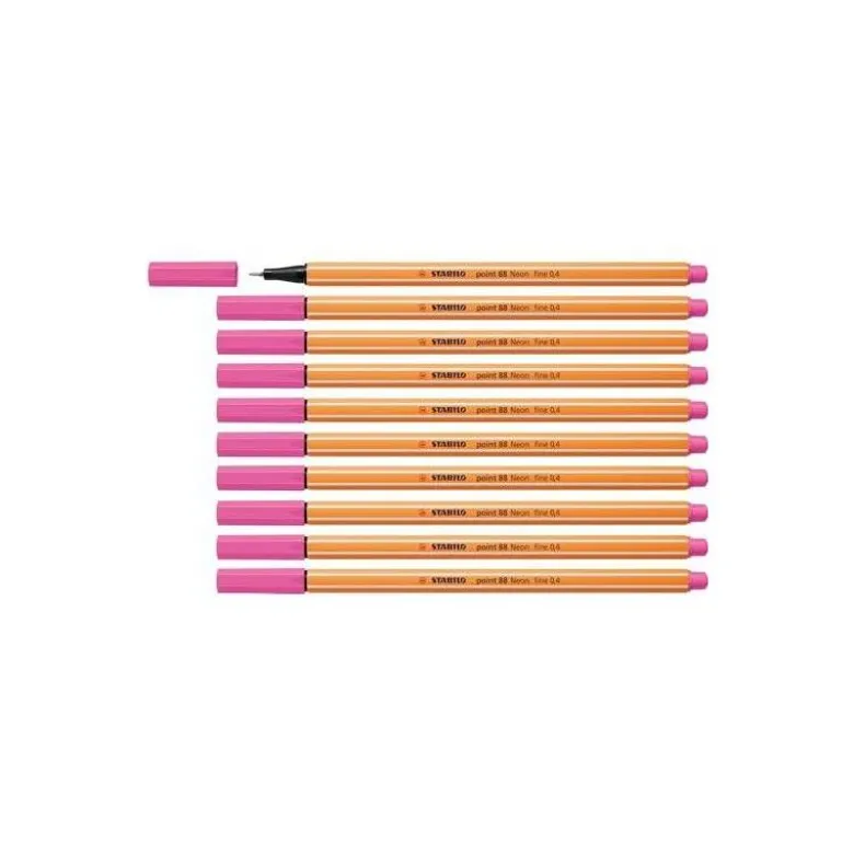 Rotulador Stabilo point 88/056 rosa neon
